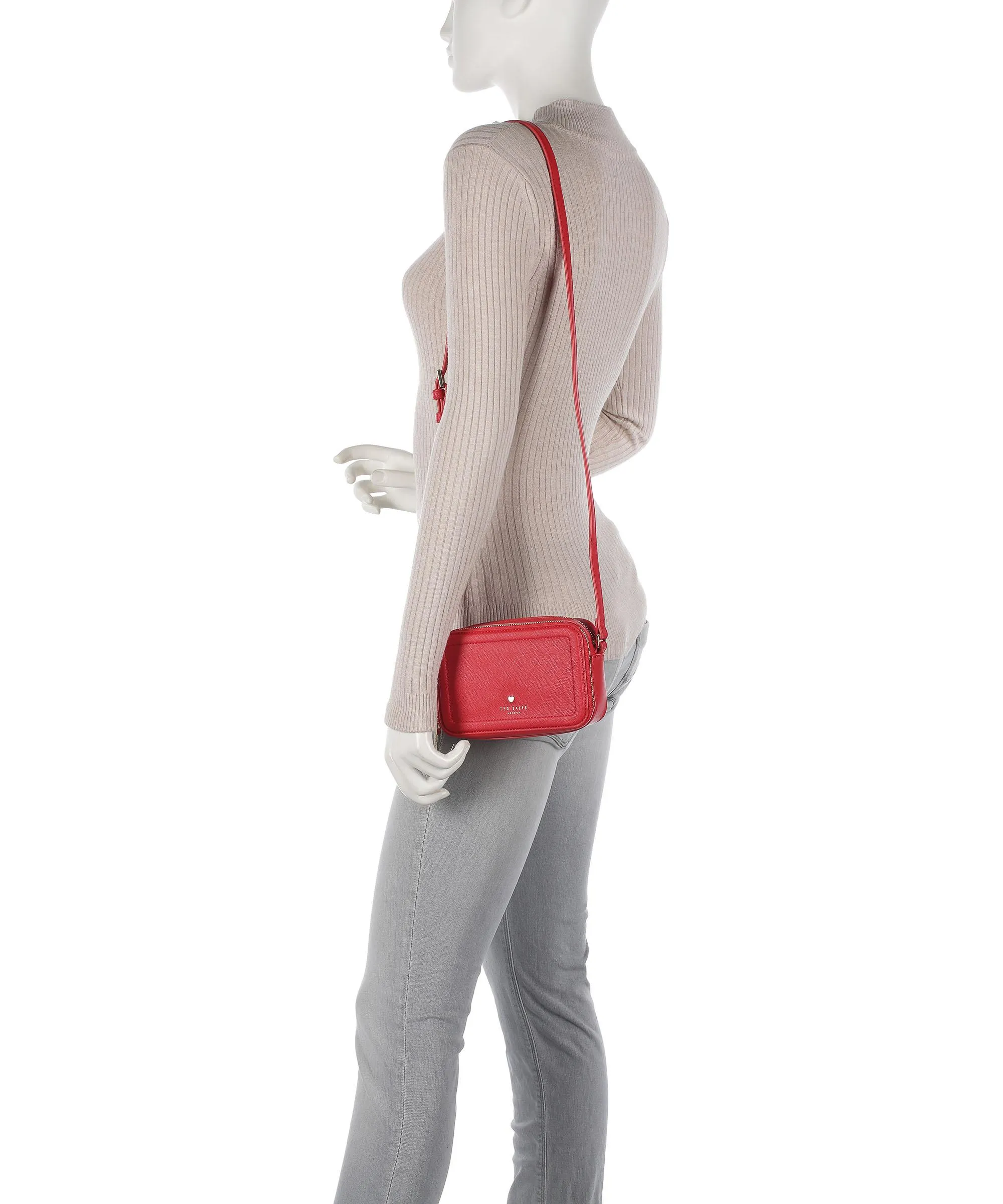  Ted Baker Stinah Borsa a tracolla pelle sintetica rosso  